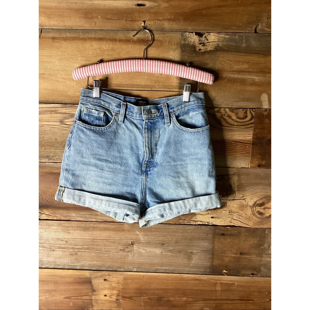 Urban Outfitters BDG Mom High-Rise Rolled Hem Denim Jean Shorts Sz 26